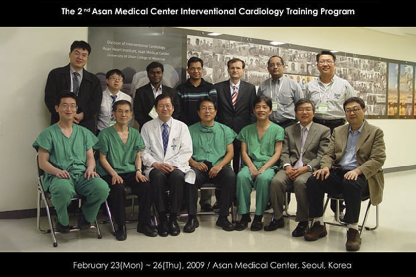 Şubat 2009 Asan Medical Senter, Seoul, South Korea. 2nd Asan Medical Center Interventional Cardiology Training Program